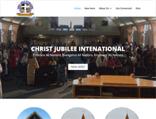 Tablet Screenshot of christjubilee.com
